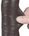 LoveToy - Dildo Met Sliding Skin Technologie - 20 cm x Ø 3,9 cm - Zwart-Erotiekvoordeel.nl