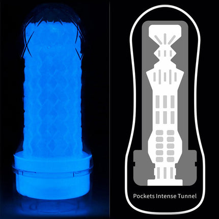 LoveToy - Lumino Play Masturbator 1 - Glow in the Dark-Erotiekvoordeel.nl