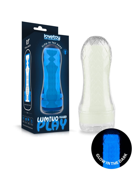 LoveToy - Lumino Play Masturbator 1 - Glow in the Dark-Erotiekvoordeel.nl
