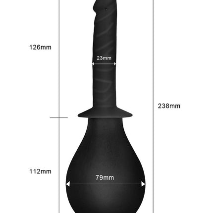 Lovetoy - Anaal Douche - Zwart-Erotiekvoordeel.nl