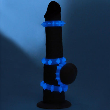 Lovetoy Cockringen Set 4-delig LUMINO PLAY - glow in the dark-Erotiekvoordeel.nl