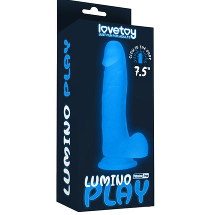 Lovetoy Dildo 19 cm LUMINO PLAY - glow in the dark-Erotiekvoordeel.nl