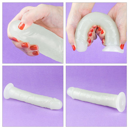 Lovetoy Dildo 21 cm LUMINO PLAY - glow in the dark-Erotiekvoordeel.nl