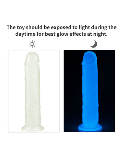 Lovetoy Dildo 21 cm LUMINO PLAY - glow in the dark-Erotiekvoordeel.nl