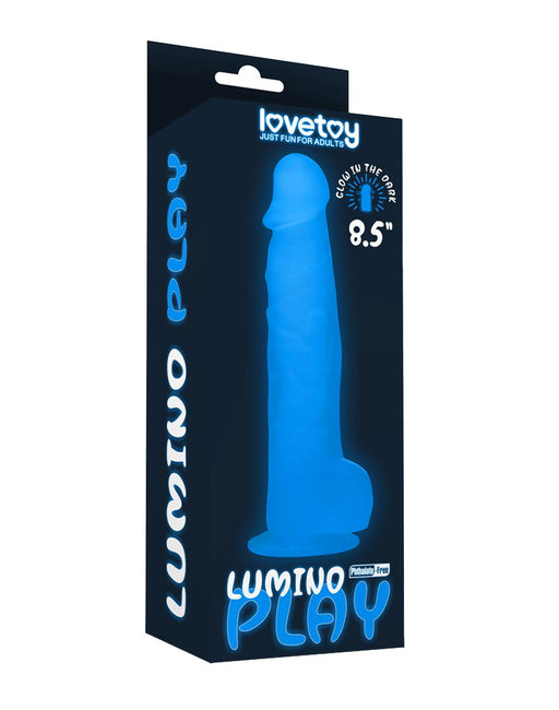 Lovetoy Dildo 21.5 cm LUMINO PLAY - glow in the dark-Erotiekvoordeel.nl