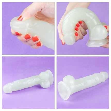 Lovetoy Dildo 21.5 cm LUMINO PLAY - glow in the dark-Erotiekvoordeel.nl