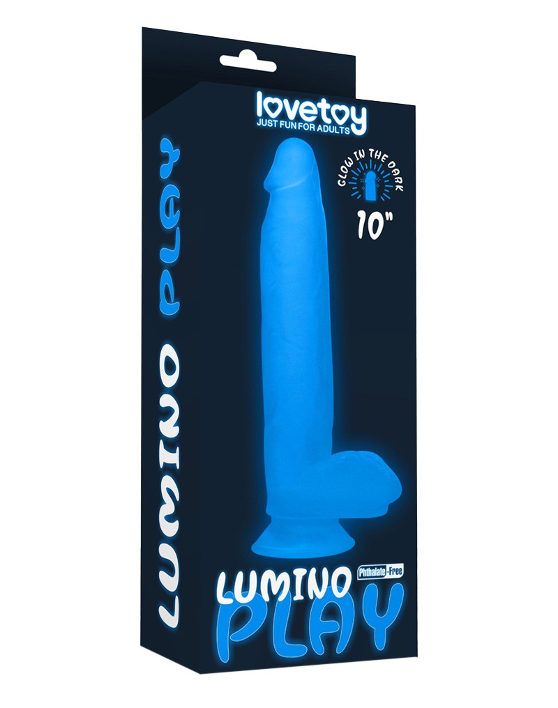 Lovetoy Dildo 26 cm LUMINO PLAY - glow in the dark-Erotiekvoordeel.nl