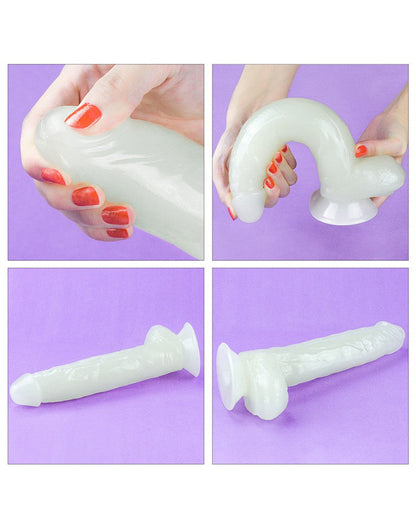 Lovetoy Dildo 26 cm LUMINO PLAY - glow in the dark-Erotiekvoordeel.nl
