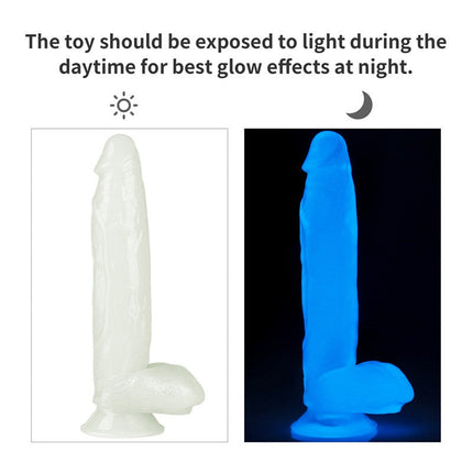 Lovetoy Dildo 26 cm LUMINO PLAY - glow in the dark-Erotiekvoordeel.nl