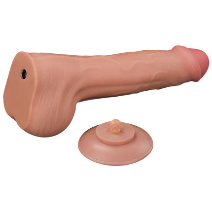 Lovetoy - Dildo -Sliding Skin Dildo - Lengte 29 cm - Lichte Huidskleur-Erotiekvoordeel.nl