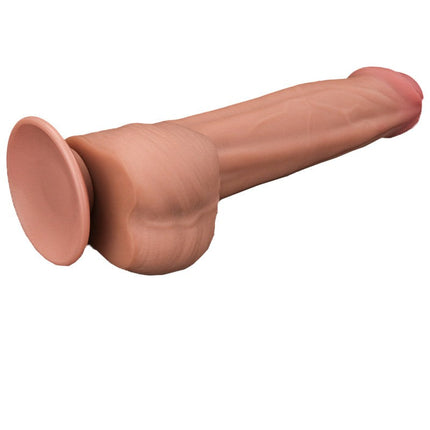 Lovetoy - Dildo -Sliding Skin Dildo - Lengte 29 cm - Lichte Huidskleur-Erotiekvoordeel.nl