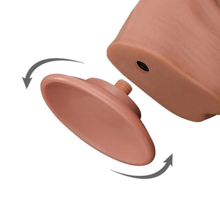Lovetoy - Dildo -Sliding Skin Dildo - Lengte 29 cm - Lichte Huidskleur-Erotiekvoordeel.nl