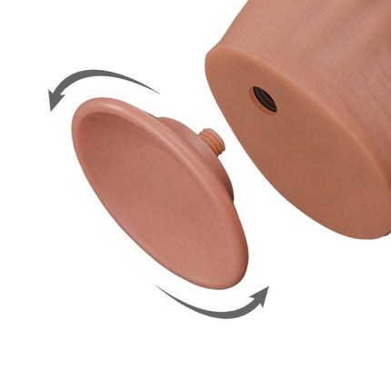 Lovetoy - Dildo -Sliding Skin Dildo - Lengte 34 cm - Lichte Huidskleur-Erotiekvoordeel.nl