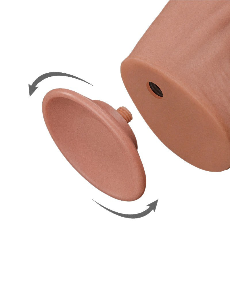 Lovetoy - Dildo -Sliding Skin Dildo - Lengte 34 cm - Lichte Huidskleur-Erotiekvoordeel.nl