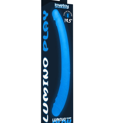 Lovetoy Dubbele Dildo 37 cm LUMINO PLAY DOUBLE - glow in the dark-Erotiekvoordeel.nl