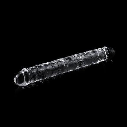 Lovetoy Dubbele Dildo Flawless 30 x 3,5 cm - transparant - Erotiekvoordeel.nl