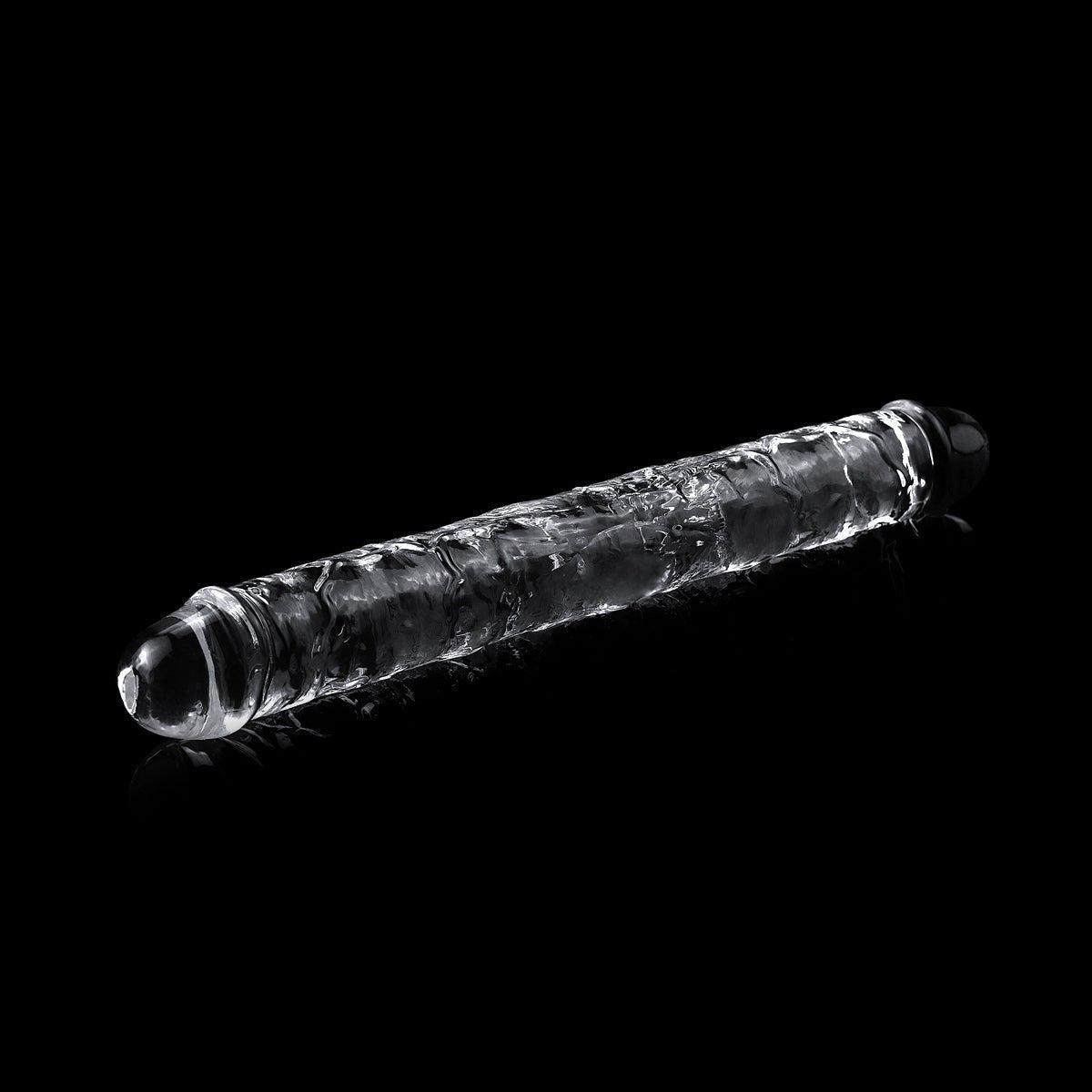 Lovetoy Dubbele Dildo Flawless 30 x 3,5 cm - transparant - Erotiekvoordeel.nl