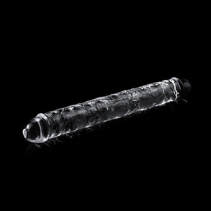 Lovetoy Dubbele Dildo Flawless 30 x 3,5 cm - transparant - Erotiekvoordeel.nl