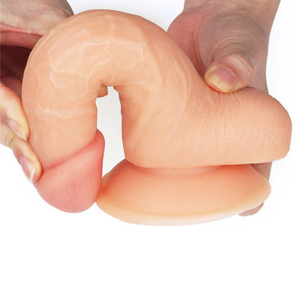 Lovetoy Easy Strap-on Set met dildo van 18 cm - blanke huidskleur - Erotiekvoordeel.nl