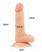 Lovetoy Easy Strap-on Set met dildo van 18 cm - blanke huidskleur - Erotiekvoordeel.nl