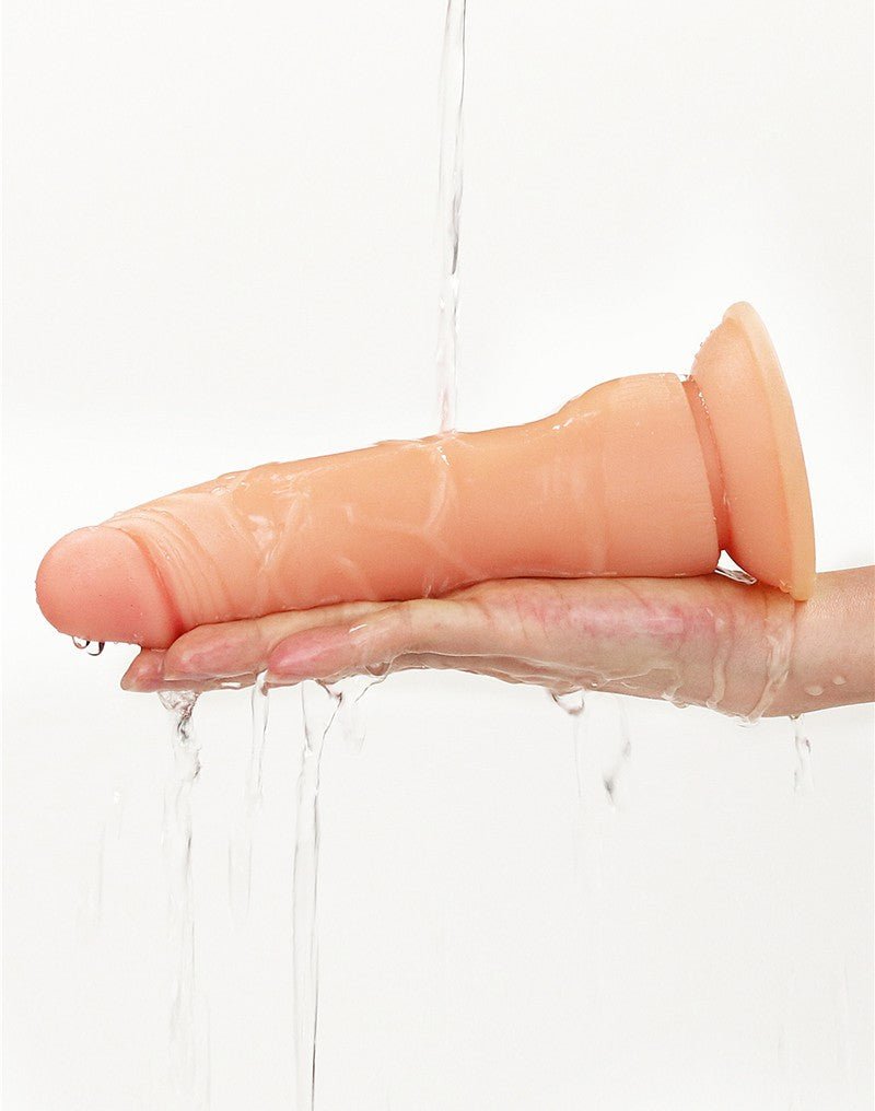 Lovetoy Easy Strap-on Set met dildo van 19 cm - blanke huidskleur - Erotiekvoordeel.nl