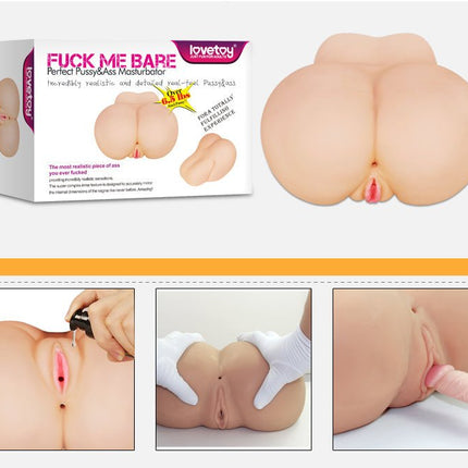 Fuck Me Bare Perfect Pussy & Ass Masturbator Buikpositie - Erotiekvoordeel.nl