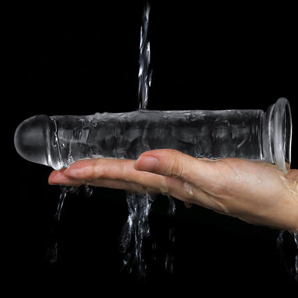 Lovetoy Dildo Flawless 18 x 3,5 cm - transparant - Erotiekvoordeel.nl