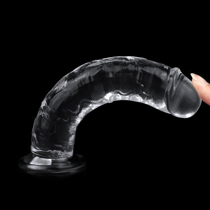Lovetoy Dildo Flawless 18 x 3,5 cm - transparant - Erotiekvoordeel.nl