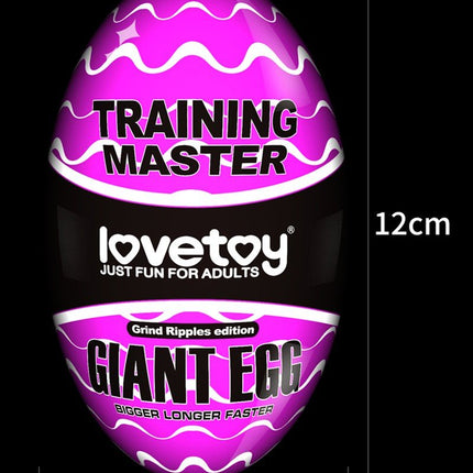 Lovetoy Giant Egg Masturbator Ei - paars-Erotiekvoordeel.nl
