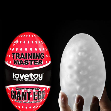 Lovetoy Giant Egg Masturbator Ei - rood-Erotiekvoordeel.nl