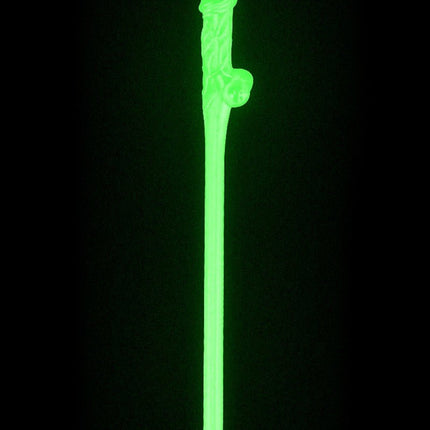 Lovetoy Herbruikbare Piemel Drinkrietjes - glow in the dark-Erotiekvoordeel.nl