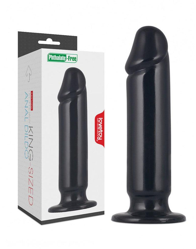 Lovetoy King Size Anaal Dildo 23 x 5 cm - zwart - Erotiekvoordeel.nl