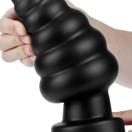 Lovetoy King Size Vibrerende Buttplug Anal Cracker 18 cm - zwart-Erotiekvoordeel.nl