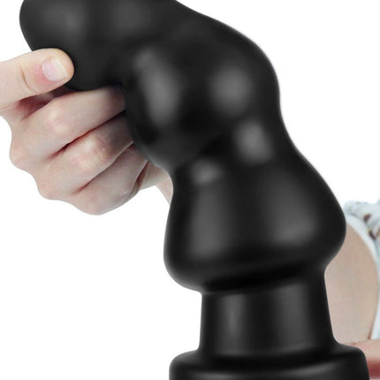 Lovetoy King Size Vibrerende Buttplug Anal Rigger 20 cm - zwart-Erotiekvoordeel.nl