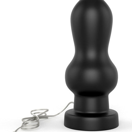 Lovetoy King Size Vibrerende Buttplug Rammer 18 cm - zwart-Erotiekvoordeel.nl