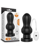 Lovetoy King Size Vibrerende Buttplug Rammer 18 cm - zwart-Erotiekvoordeel.nl