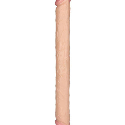 Lovetoy Kingsize Slim Ultra Dubbele Dildo 45 cm - lichte huidskleur-Erotiekvoordeel.nl