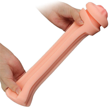 Lovetoy - Masturbator in Bierblikje - Pleasure Brew Blonde Ale Vagina Masturbator - Nude & Groen - TPE-Erotiekvoordeel.nl