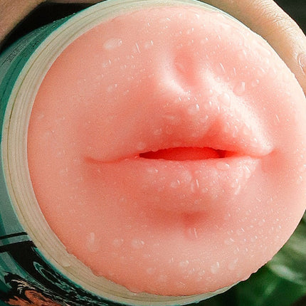 Lovetoy - Masturbator in Bierblikje - Pleasure Brew Blonde Ale Vagina Masturbator - Nude & Groen - TPE-Erotiekvoordeel.nl