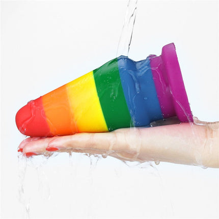 Lovetoy - Rainbow Pride Buttplug 15 cm-Erotiekvoordeel.nl