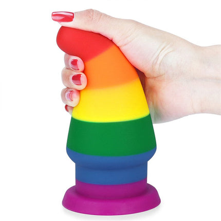 Lovetoy - Rainbow Pride Buttplug 15 cm-Erotiekvoordeel.nl