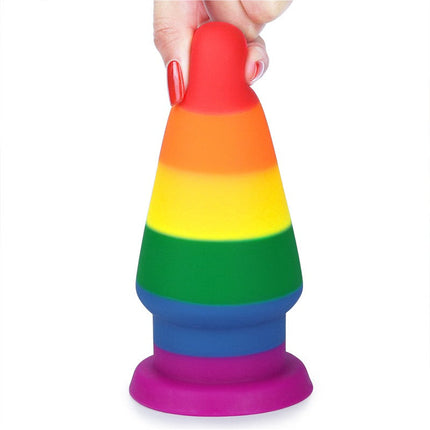 Lovetoy - Rainbow Pride Buttplug 15 cm-Erotiekvoordeel.nl