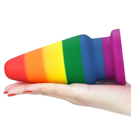 Lovetoy - Rainbow Pride Buttplug 15 cm-Erotiekvoordeel.nl