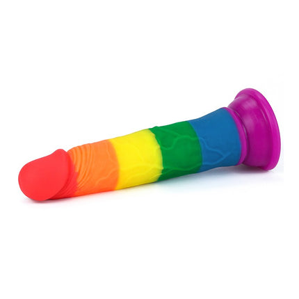 Lovetoy - Rainbow Pride Dildo 18.5 cm-Erotiekvoordeel.nl