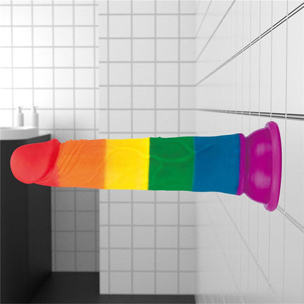 Lovetoy - Rainbow Pride Dildo 18.5 cm-Erotiekvoordeel.nl