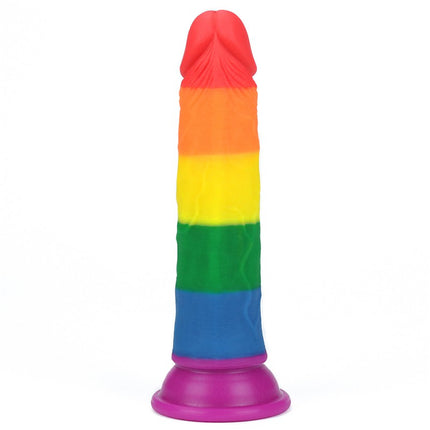 Lovetoy - Rainbow Pride Dildo 18.5 cm-Erotiekvoordeel.nl