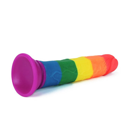 Lovetoy - Rainbow Pride Dildo 18.5 cm-Erotiekvoordeel.nl