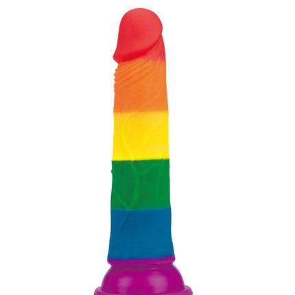 Lovetoy - Rainbow Pride Dildo 18.5 cm-Erotiekvoordeel.nl