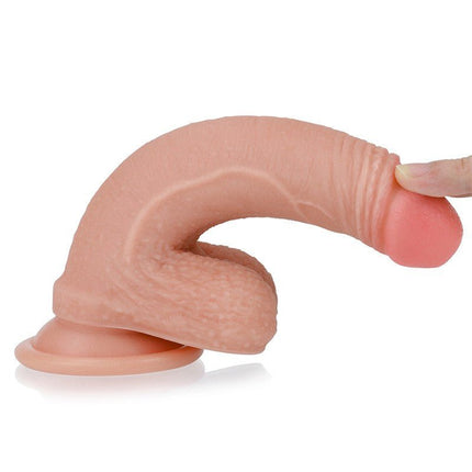 Lovetoy Realistische Dildo 18 cm - lichte huidskleur-Erotiekvoordeel.nl