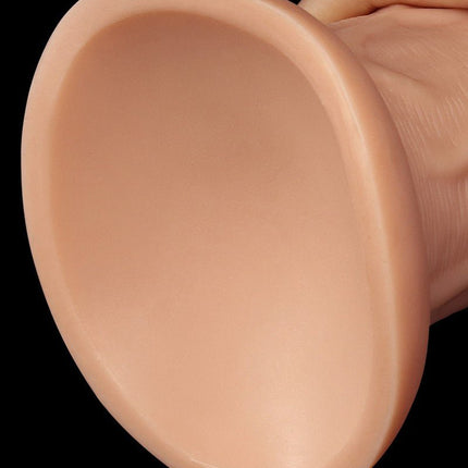 Lovetoy Realistische Gebogen XXL Dildo 24 cm - lichte huidskleur-Erotiekvoordeel.nl